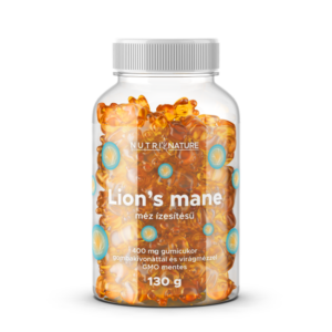 Lion’s Mane – Süngomba gumicukor –  Nutri Nature  – 130 g